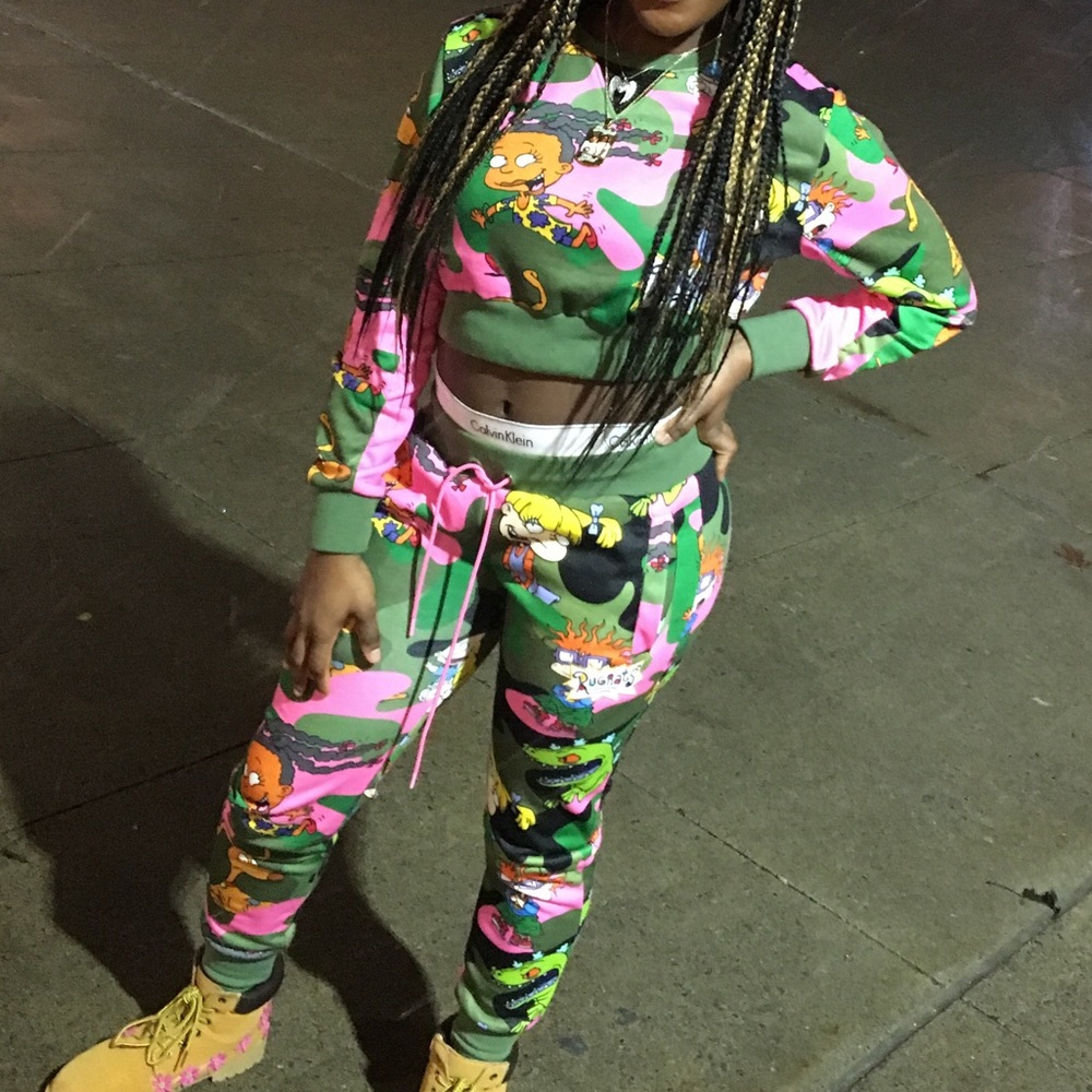 Two piece pants set